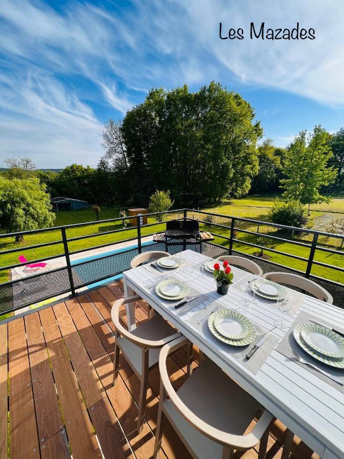 Les Mazades A 10 Min De Perigueux Avec Piscine Chauffee, Meuble De Tourisme Classe 3 Etoiles Annesse-et-Beaulieu Ngoại thất bức ảnh